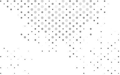 Light Silver, Gray vector texture with disks. Glitter abstract illustration with blurred drops of rain. Design for posters, banners.