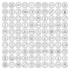 Web icon set. Contact us icon set. Business, ecommerce, finance, accounting.