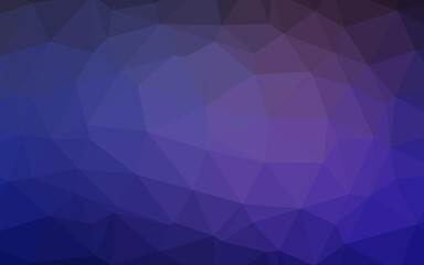 Obraz premium Dark Purple vector abstract mosaic backdrop. Colorful illustration in abstract style with gradient. Polygonal design for your web site.