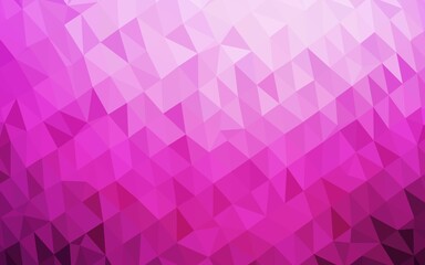 Obraz premium Light Pink vector abstract polygonal cover. A vague abstract illustration with gradient. Template for a cell phone background.