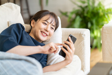 スマートフォン・女性