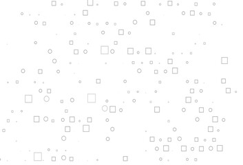 Light Silver, Gray vector cover with circles, cubes.