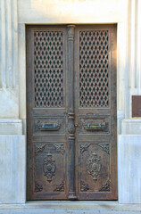 old door in the city