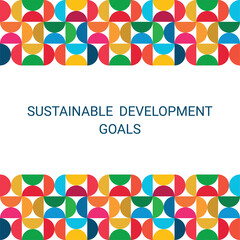 Sustainable Development Goals. Illustration EPS