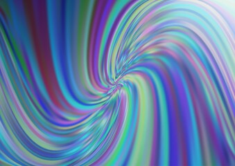 Light BLUE vector pattern with lines, ovals. Shining illustration, which consist of blurred lines, circles. Marble style for your business design.