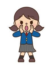 大声 学生 女性