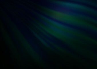 Dark BLUE vector template with bubble shapes. Shining illustration, which consist of blurred lines, circles. The elegant pattern for brand book.