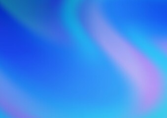 Light BLUE vector abstract blurred template. Creative illustration in halftone style with gradient. The template can be used for your brand book.