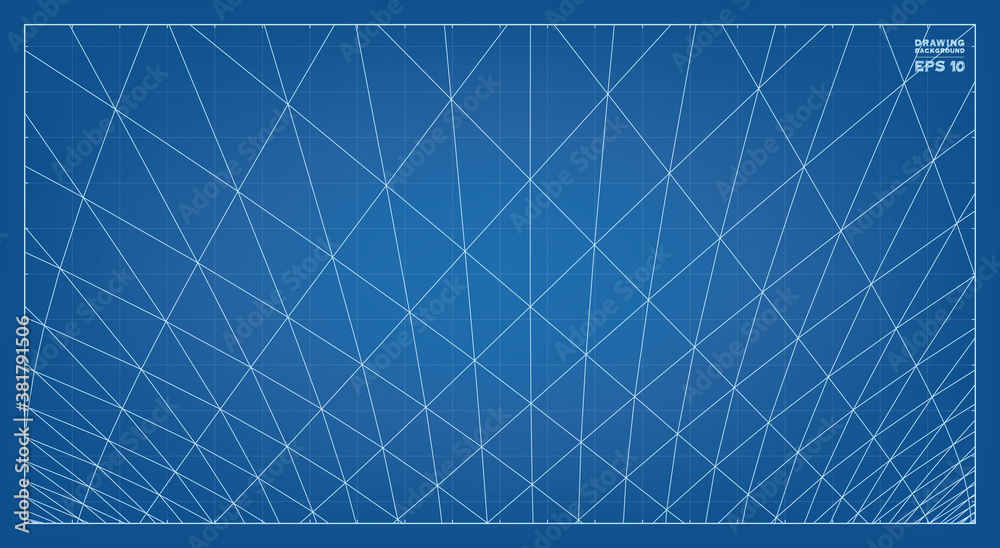 Poster abstract 3d wireframe pattern of surrounding contour pattern. vector 3d illustration.