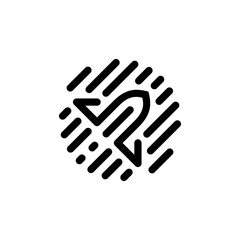 Modern rocket logo design vector