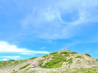 南アルプス･赤石岳頂上