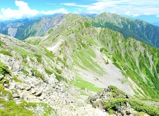 南アルプス･赤石岳頂上