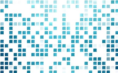 Light BLUE vector texture in rectangular style. Illustration with set of colorful rectangles. Pattern can be used for websites.