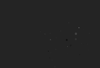 Light Black vector layout with circle shapes.