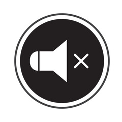 Obraz premium Mega speaker vector icon illustration sign 