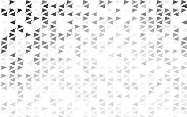 Light Silver, Gray vector texture in triangular style. Beautiful illustration with triangles in nature style. Pattern for commercials.