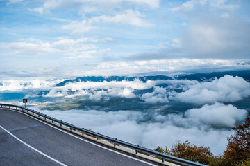 Road along some valley.