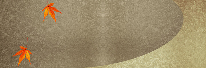 Fototapeta premium もみじと金屏風