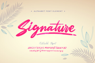 Hand drawn lettering, vector font alphabet lowercase and uppercase. Calligraphy decorative ABC alphabet isolated. Hand lettering and custom typography for your designs, logo, poster, card.