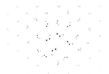 Obraz premium Light Red vector texture in poly style with circles, cubes.