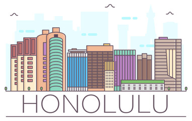 Obraz premium Honolulu 