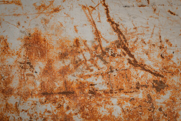Grunge rusted metal texture, rust, and oxidized metal background. Old metal iron panel