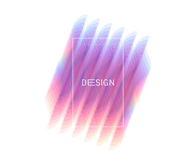 Abstract geometric background with transparent figures. Vector illustration made of various overlapping elements.