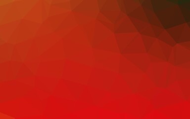 Obraz premium Light Green, Red vector polygon abstract layout. A completely new color illustration in a vague style. Brand new style for your business design.