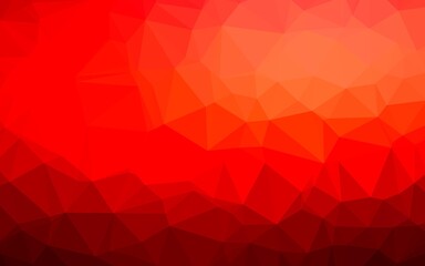 Light Red vector blurry triangle pattern. Shining colored illustration in a Brand new style. Triangular pattern for your business design.