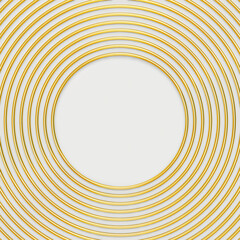 Golden circles frame, concentric rings