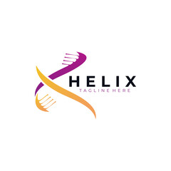 helix logo icon vector isolated