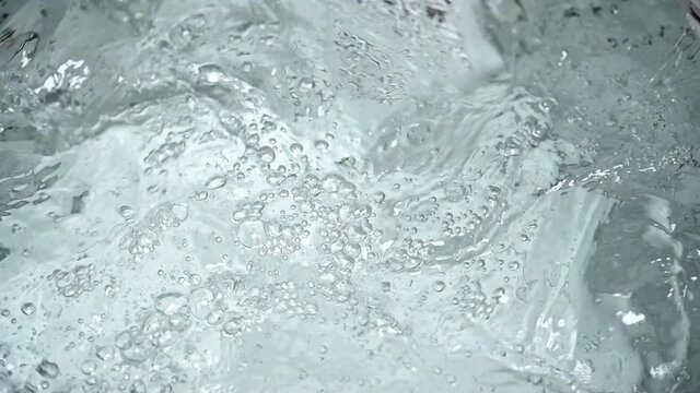 Water from the washing machine