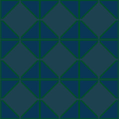 Fototapeta na wymiar background pattern abstract texture design wallpaper seamless geometric blue square green metal black shape white decoration retro textile fabric graphic wall structure 