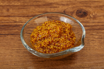 Dijon mustard sauce with seeds