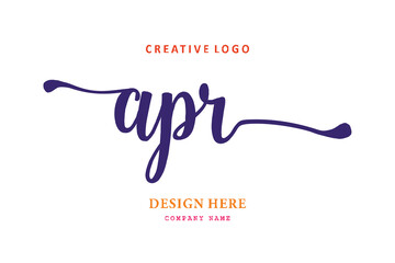 The simple APR typeface logo is easy to understand and authoritative