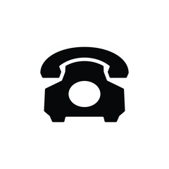 Phone icon vector isolated on white, logo sign and symbol.