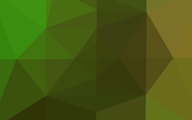 Light Green vector polygonal pattern. Colorful illustration in abstract style with gradient. New texture for your design.
