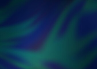 Dark BLUE vector modern elegant background. Colorful illustration in abstract style with gradient. The blurred design can be used for your web site.