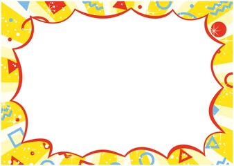 幾何学模様の放射背景03