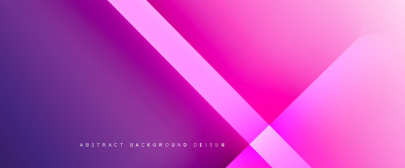 Fototapeta premium Fluid gradients with dynamic diagonal lines abstract background. Bright colors with dynamic light and shadow effects. Vector wallpaper or poster