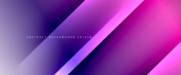 Fluid gradients with dynamic diagonal lines abstract background. Bright colors with dynamic light and shadow effects. Vector wallpaper or poster