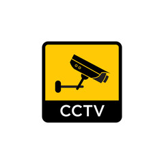 CCTV camera logo design template