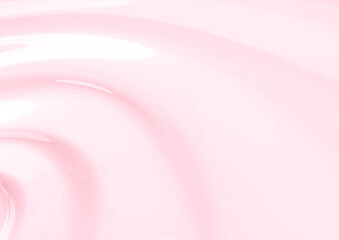 雫と波紋が広がるベビーピンクの液体、背景素材