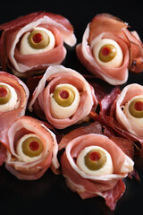 snack eyeballs Halloween