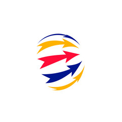 Abstract business logo. Corporate identity design elements. Network connect, integrate, grow concepts. Science technology, health and medical, market logotype. Color Vector brand icons. 3d logo