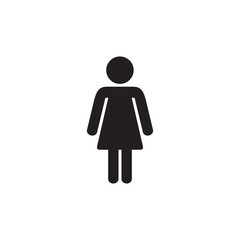 toilet women icon symbol sign vector
