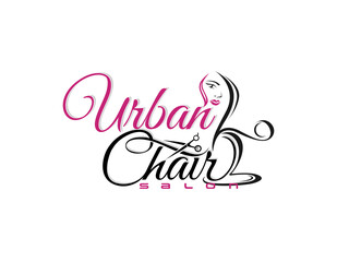 Obraz premium Beauty salon logo design illustration.