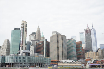 Fototapeta na wymiar High-rise buildings in New York 1