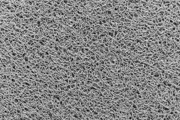 Close up of gray doormat texture surface