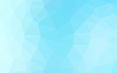 Fototapeta na wymiar Light BLUE vector polygonal template. A vague abstract illustration with gradient. Elegant pattern for a brand book.